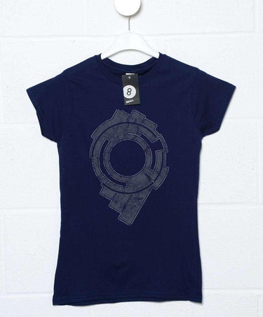 Section 9 Big Print Fitted Womens T-Shirt 8Ball